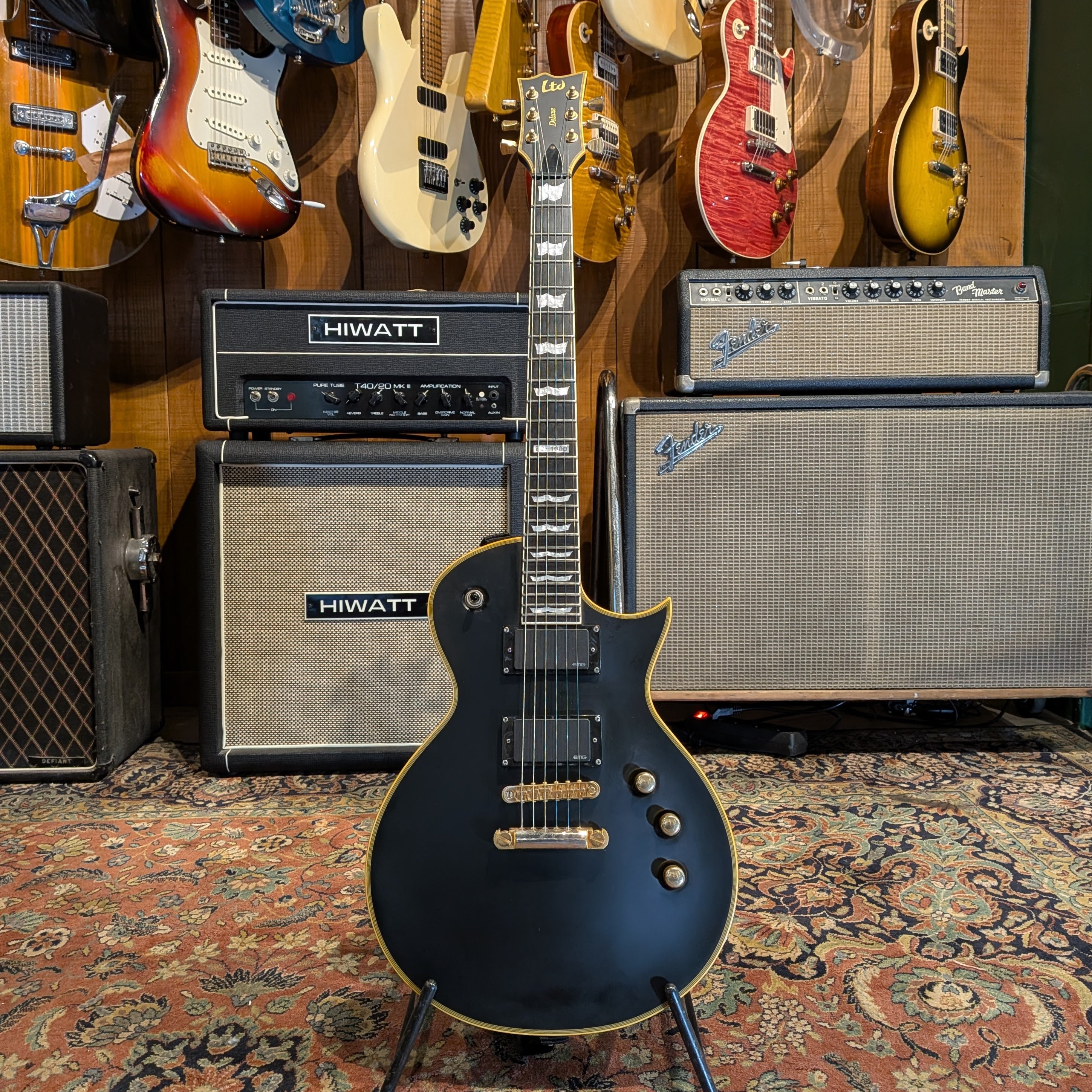 ESP LTD EC-1000 with Ebony Fretboard - Vintage Black