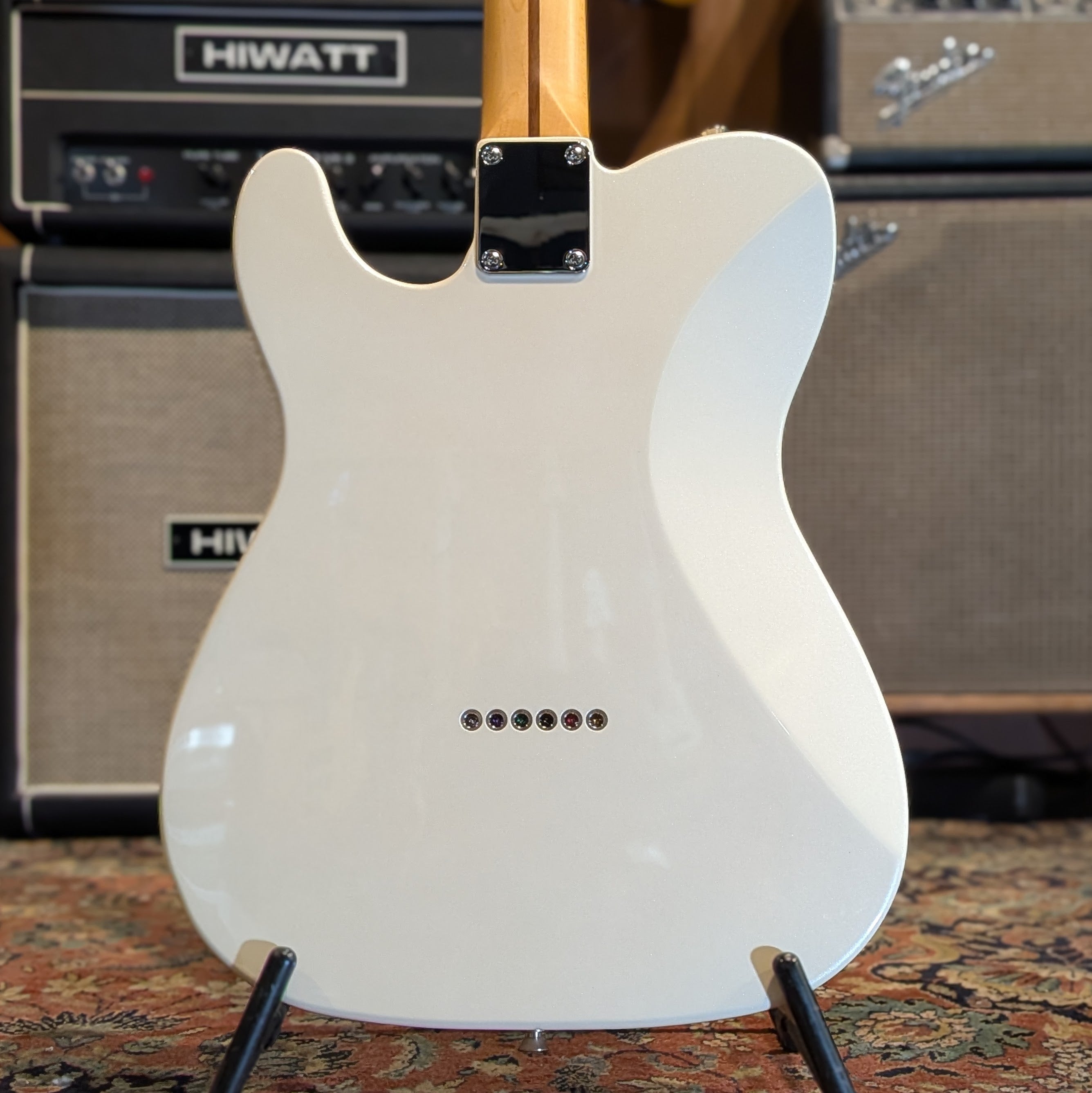 Fender MIJ Hybrid II Telecaster SH 2024 Collection 2024 - Olympic Pearl