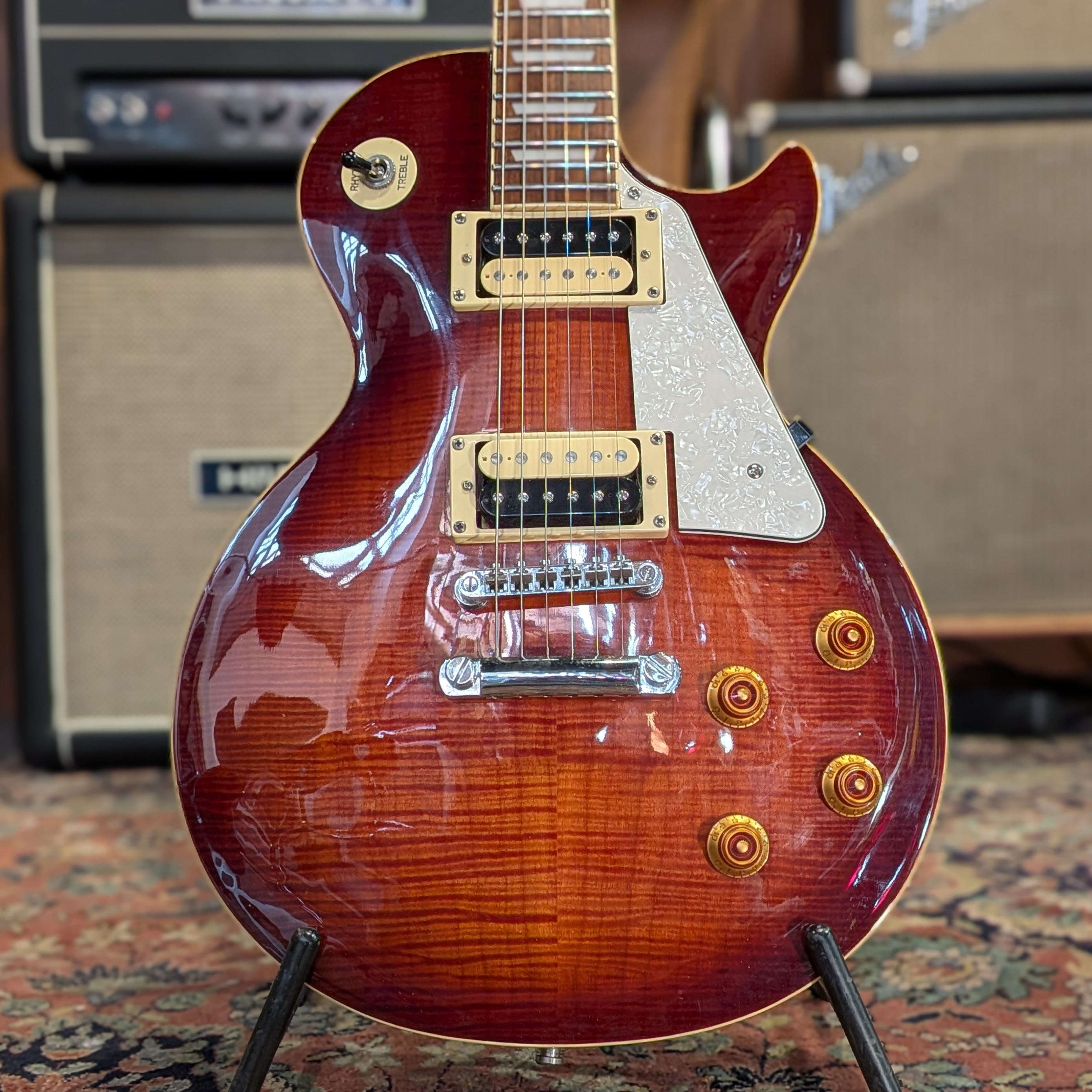 Epiphone Les Paul Standard 2000 - Cherry Sunburst with Guitar Fetish pickups