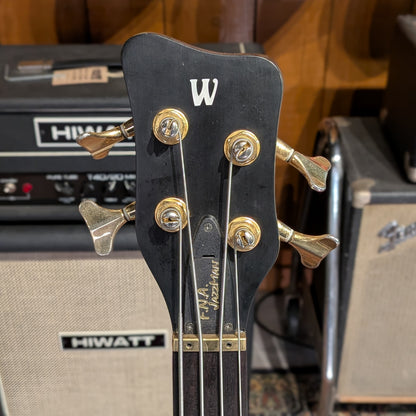 Warwick Corvette FNA Jazzman Fretless 2000's - Nirvana Black Stain