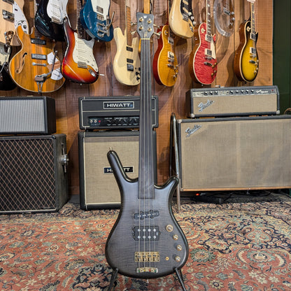 Warwick Corvette FNA Jazzman Fretless 2000's - Nirvana Black Stain