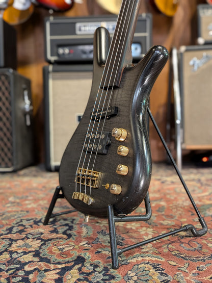 Warwick Corvette FNA Jazzman Fretless 2000's - Nirvana Black Stain