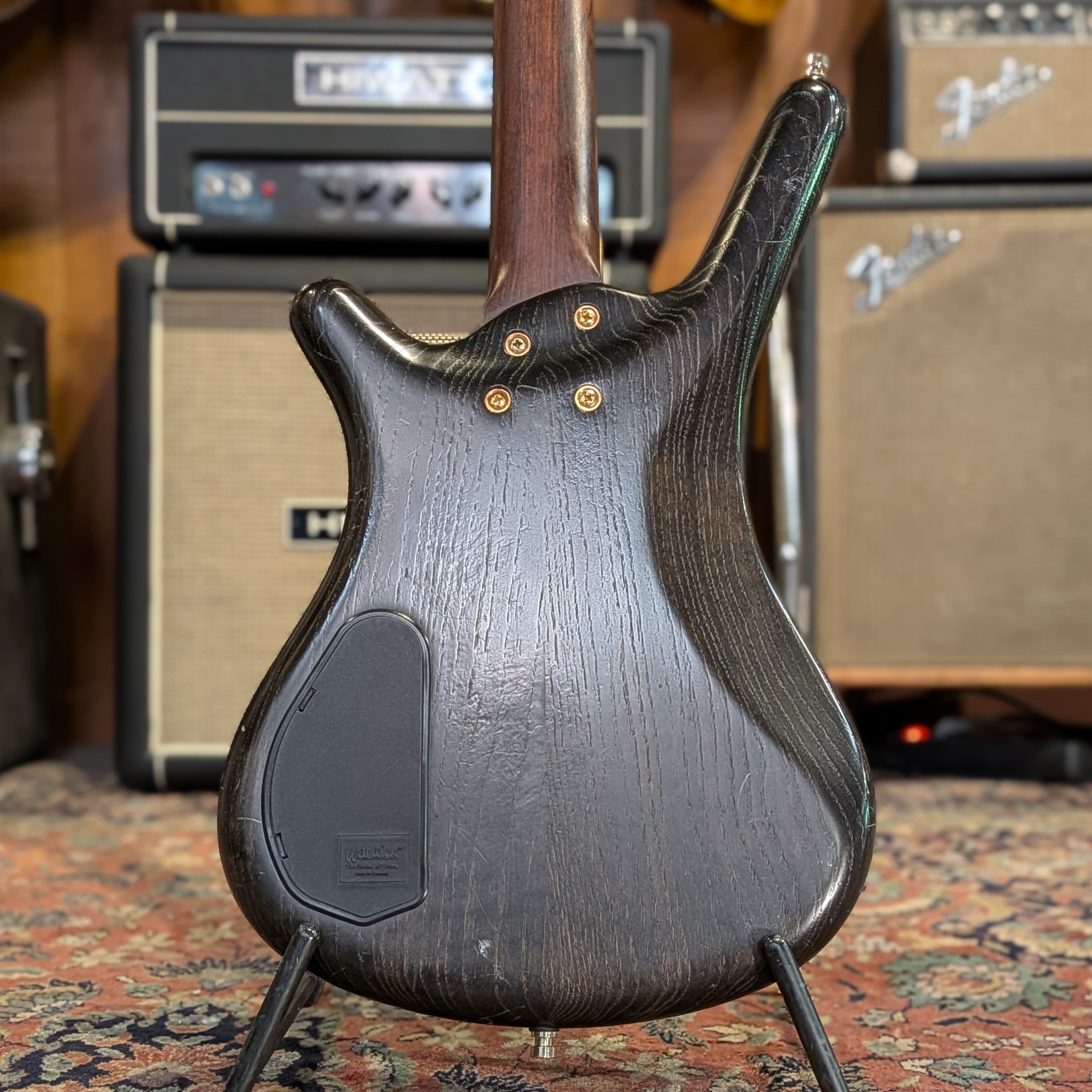Warwick Corvette FNA Jazzman Fretless 2000's - Nirvana Black Stain