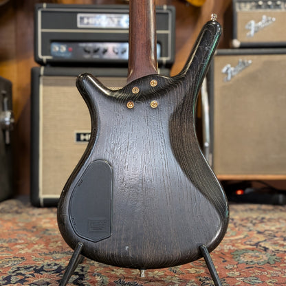 Warwick Corvette FNA Jazzman Fretless 2000's - Nirvana Black Stain