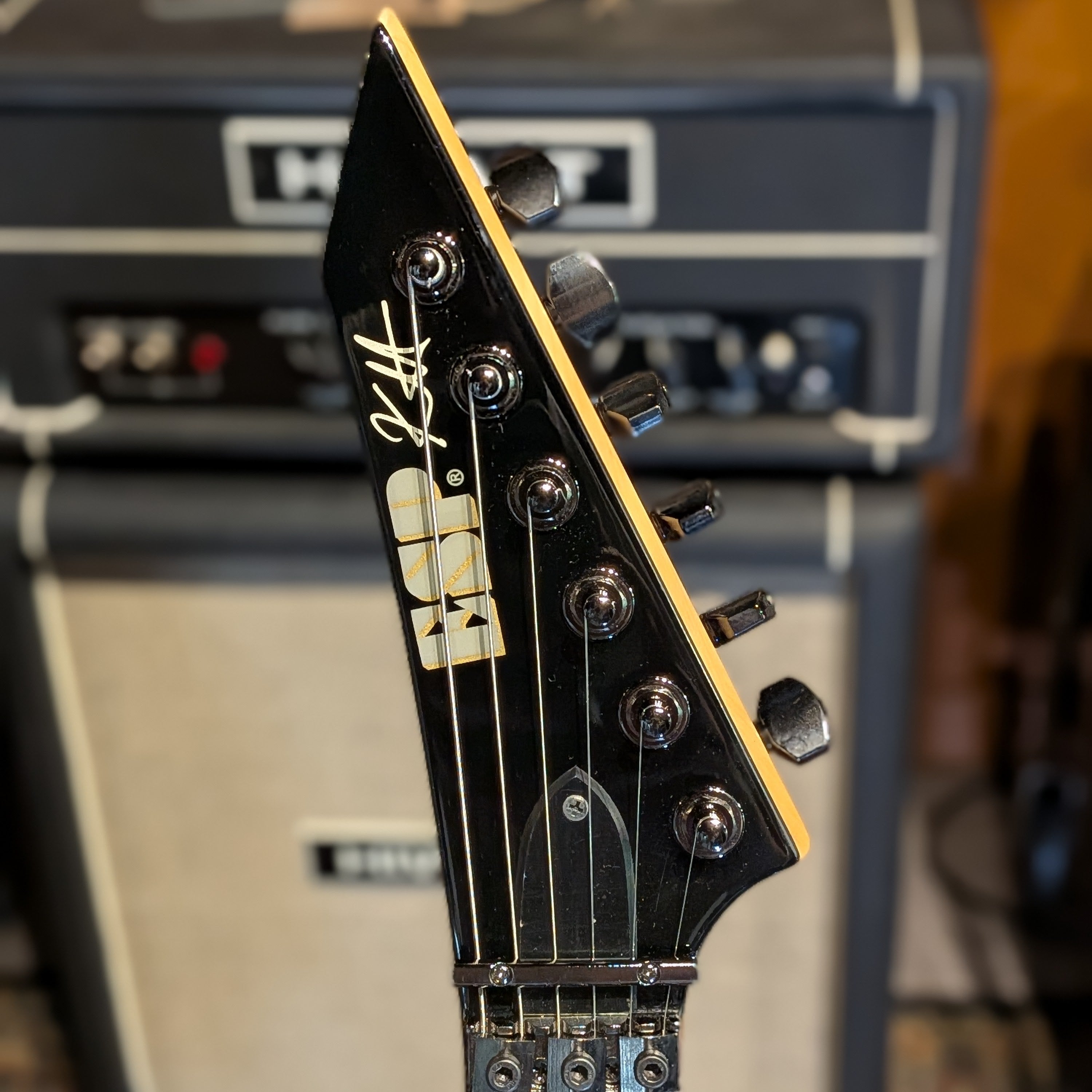 ESP KH-2 Kirk Hammett Signature Neck Thru 2009 - Black