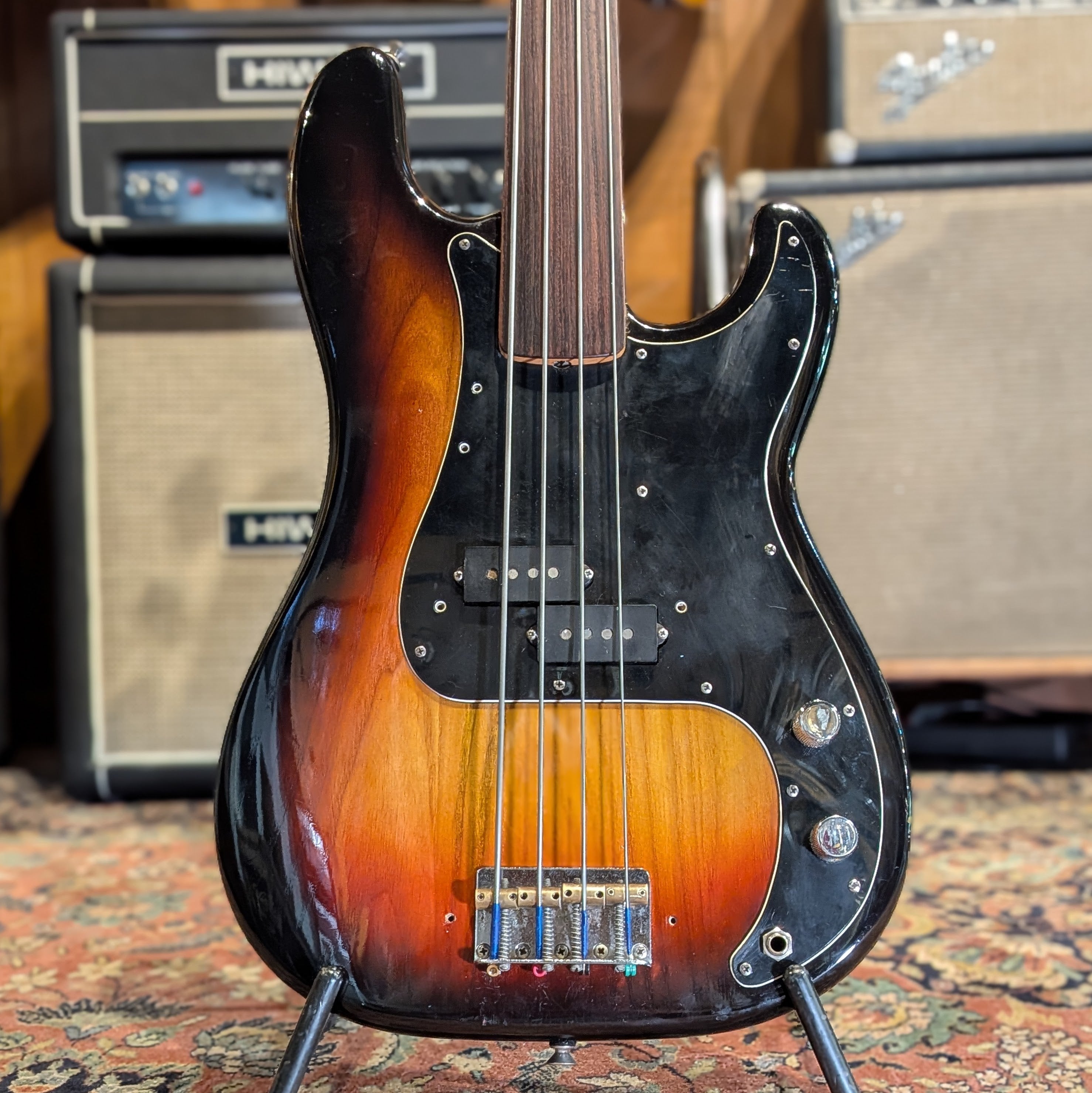Fender Precision Bass Fretless with Rosewood Fingerboard 1978 - Sunburst