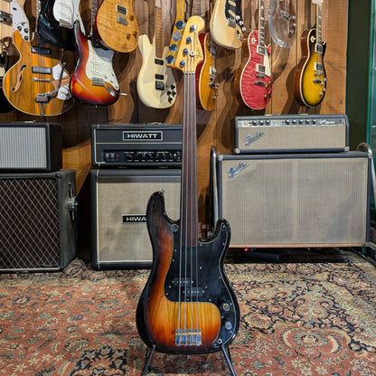 Fender Precision Bass Fretless with Rosewood Fingerboard 1978 - Sunburst
