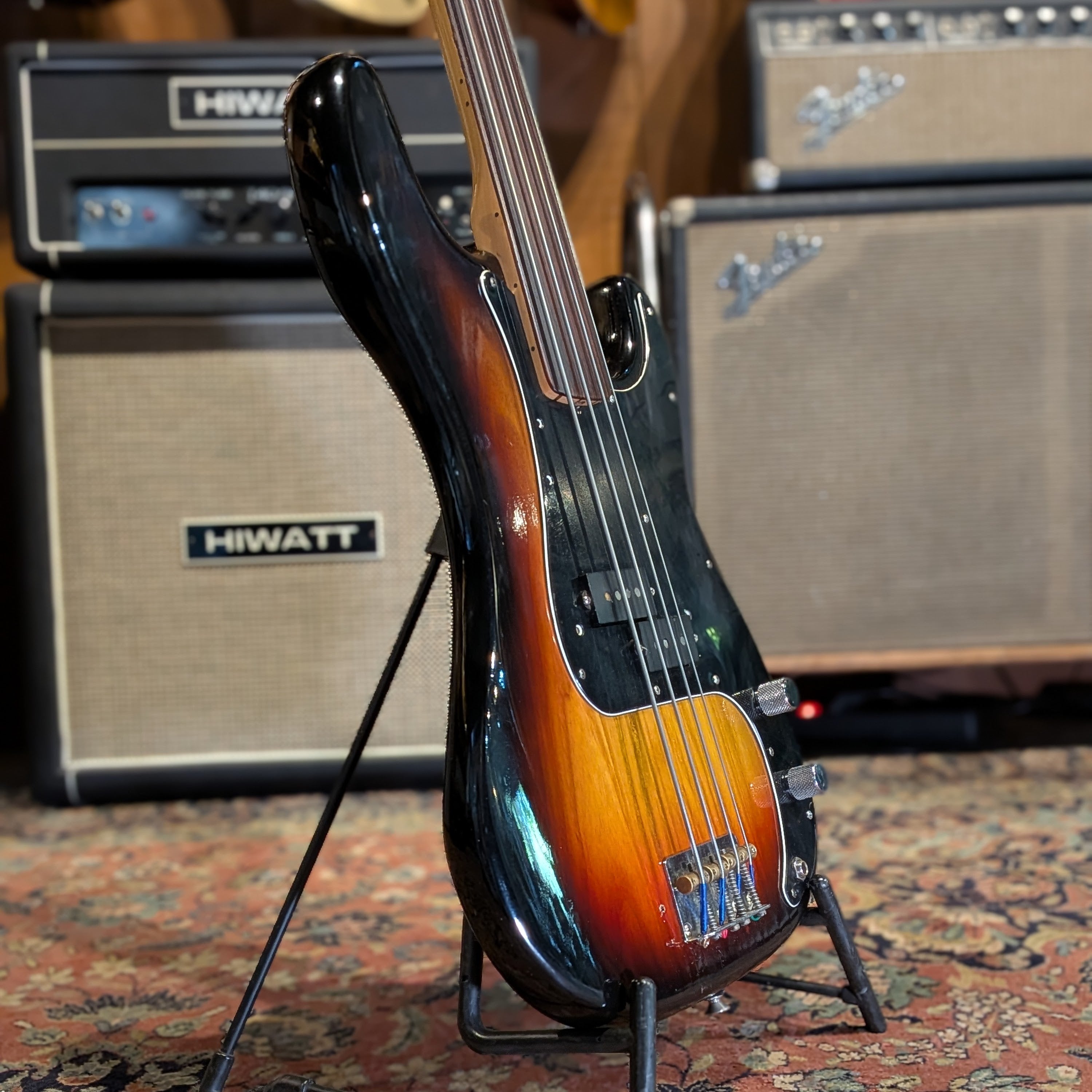 Fender Precision Bass Fretless with Rosewood Fingerboard 1978 - Sunburst