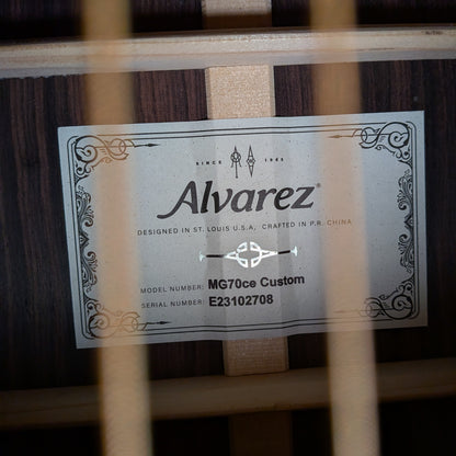 Alvarez Masterworks MG70ce Custom Grand Auditorium