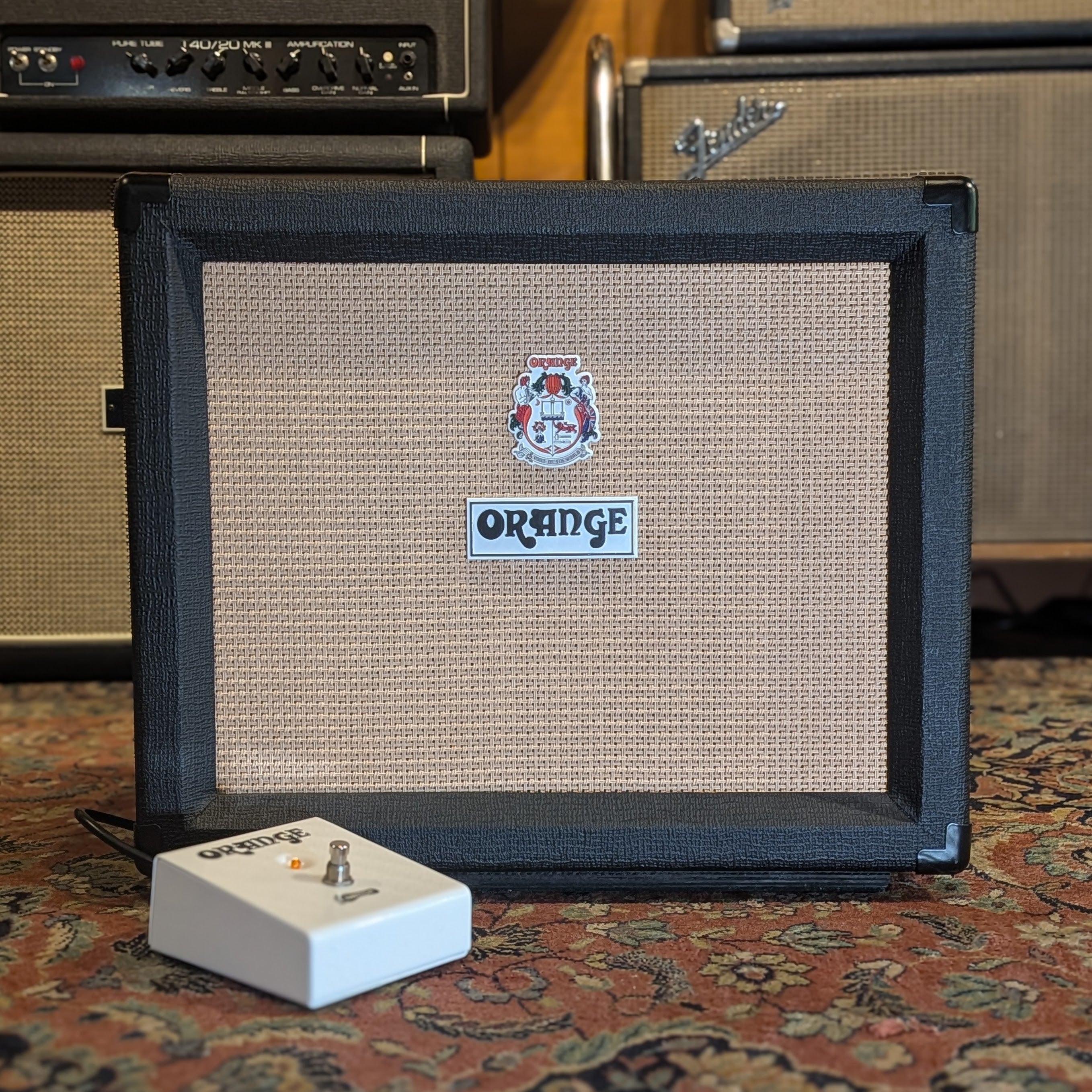 Orange Rocker 15 2-Channel 15-Watt 1x10" Guitar Combo - Black
