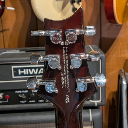 PRS SE Custom 24 Semi-Hollow Piezo 2025 - Orange Tiger Smokeburst