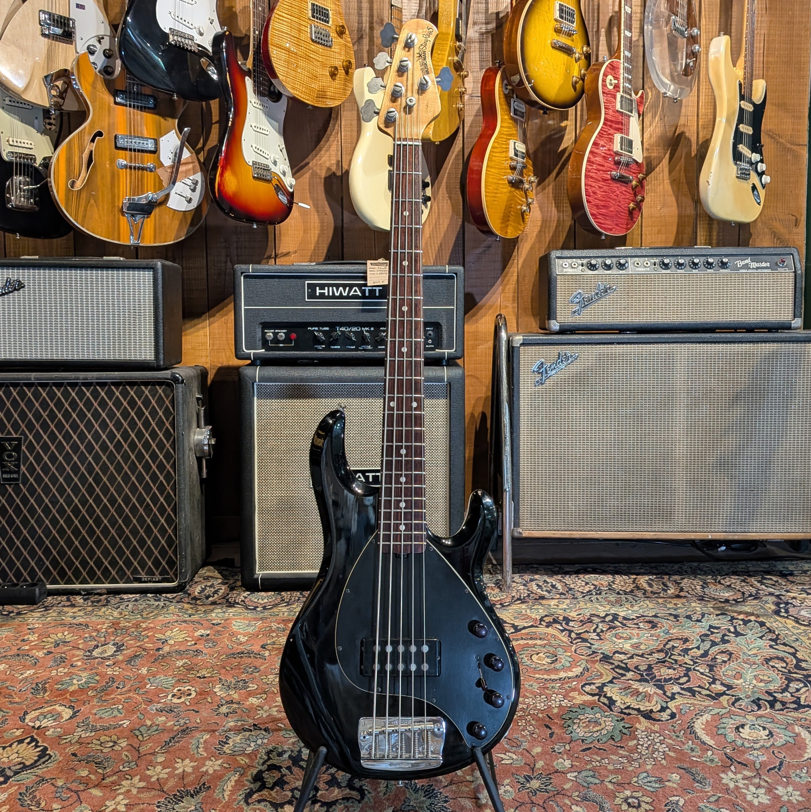 Ernie Ball Music Man StingRay 5 H with Rosewood Fretboard 1990 - Black