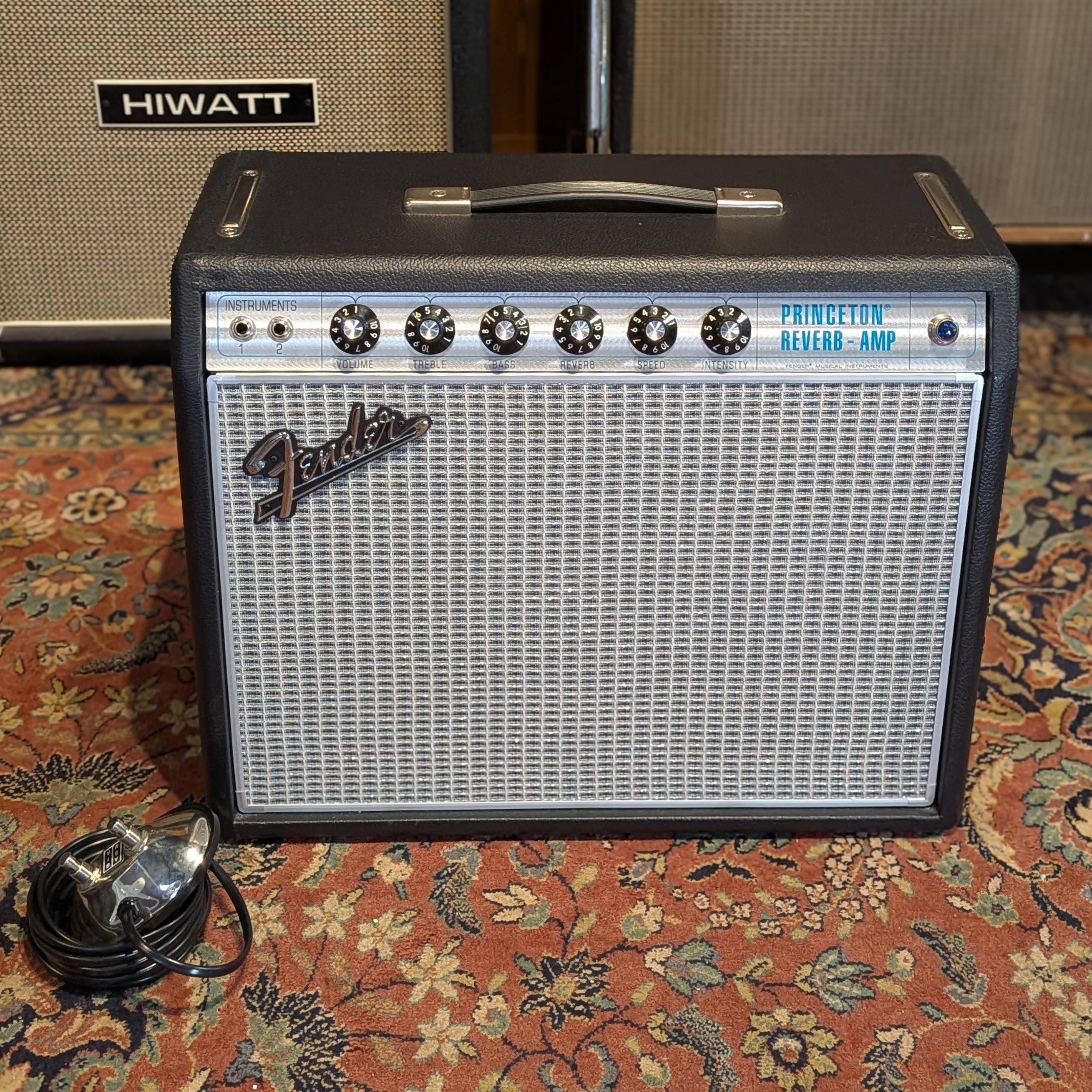 Fender '68 Custom Princeton Reverb-Amp 12-Watt 1x10" Guitar Combo - Black