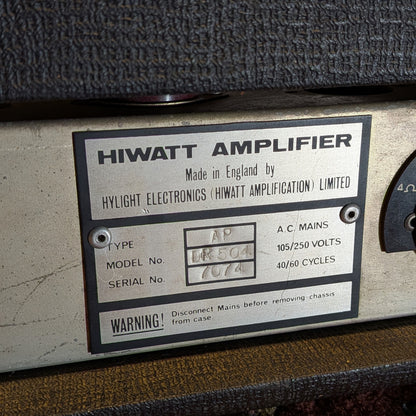 Hiwatt Custom 50 DR504 - 1974 - Black