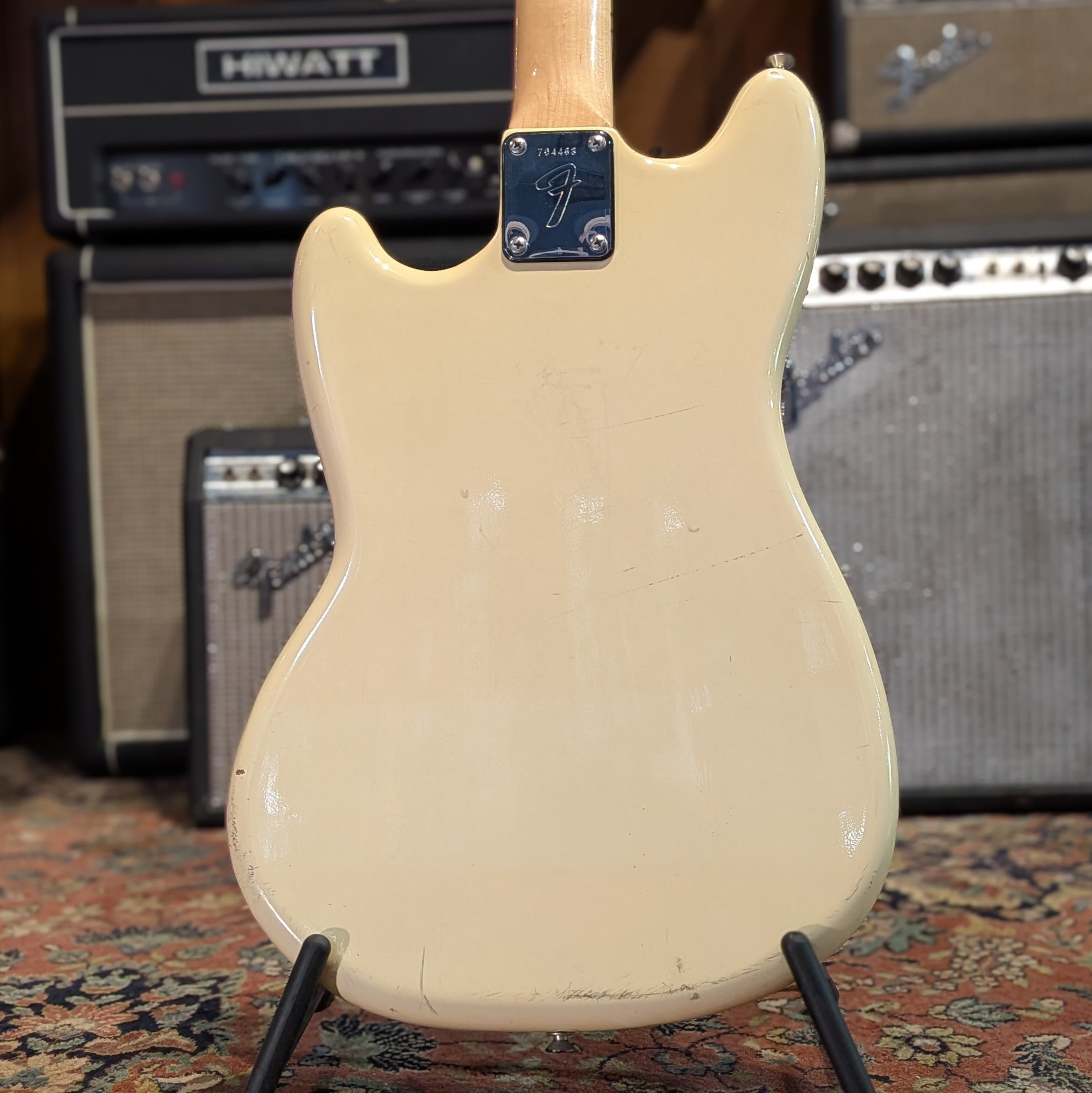 Fender Musicmaster with Rosewood Fretboard 1976 - Olympic White