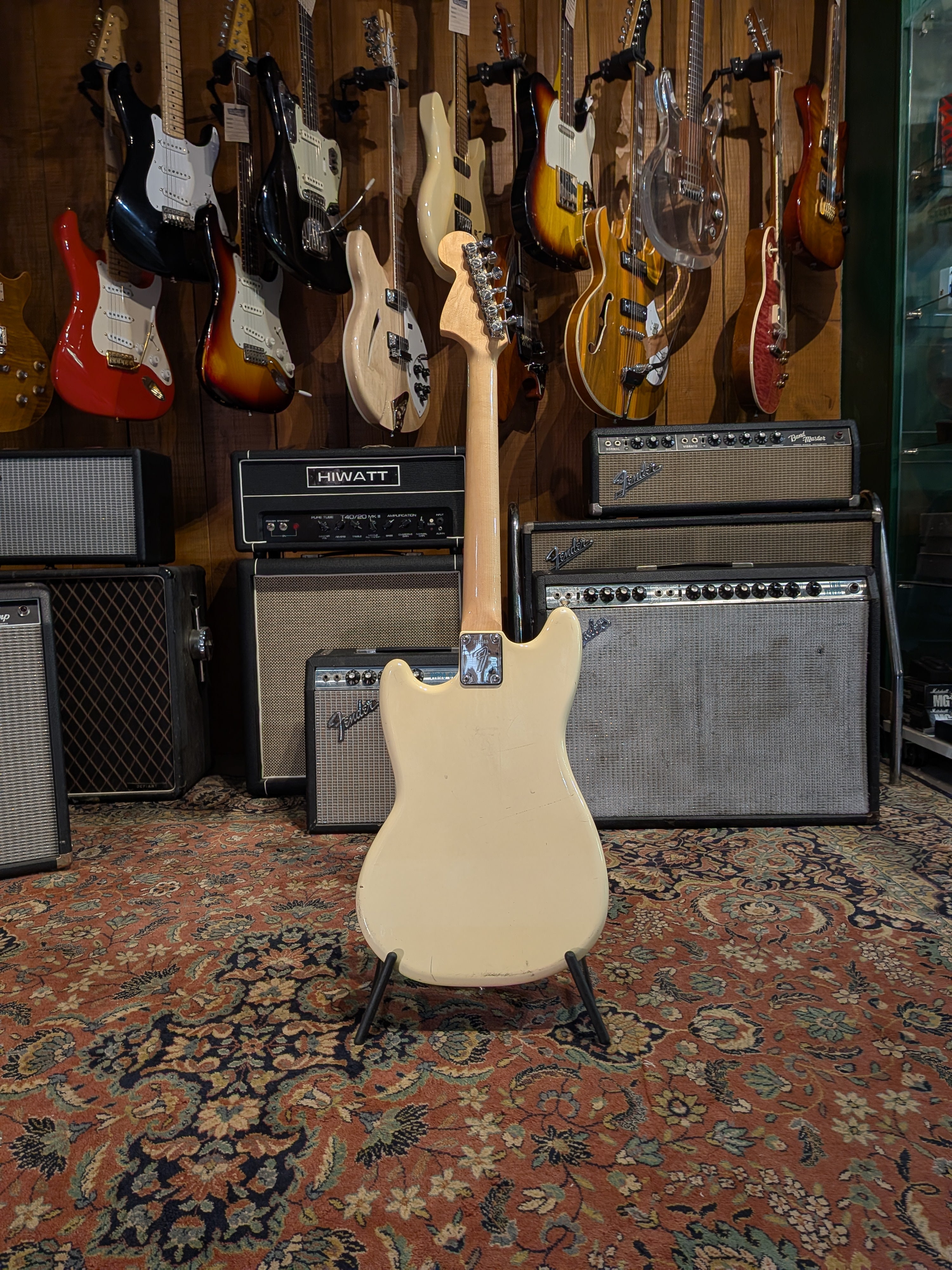 Fender Musicmaster with Rosewood Fretboard 1976 - Olympic White