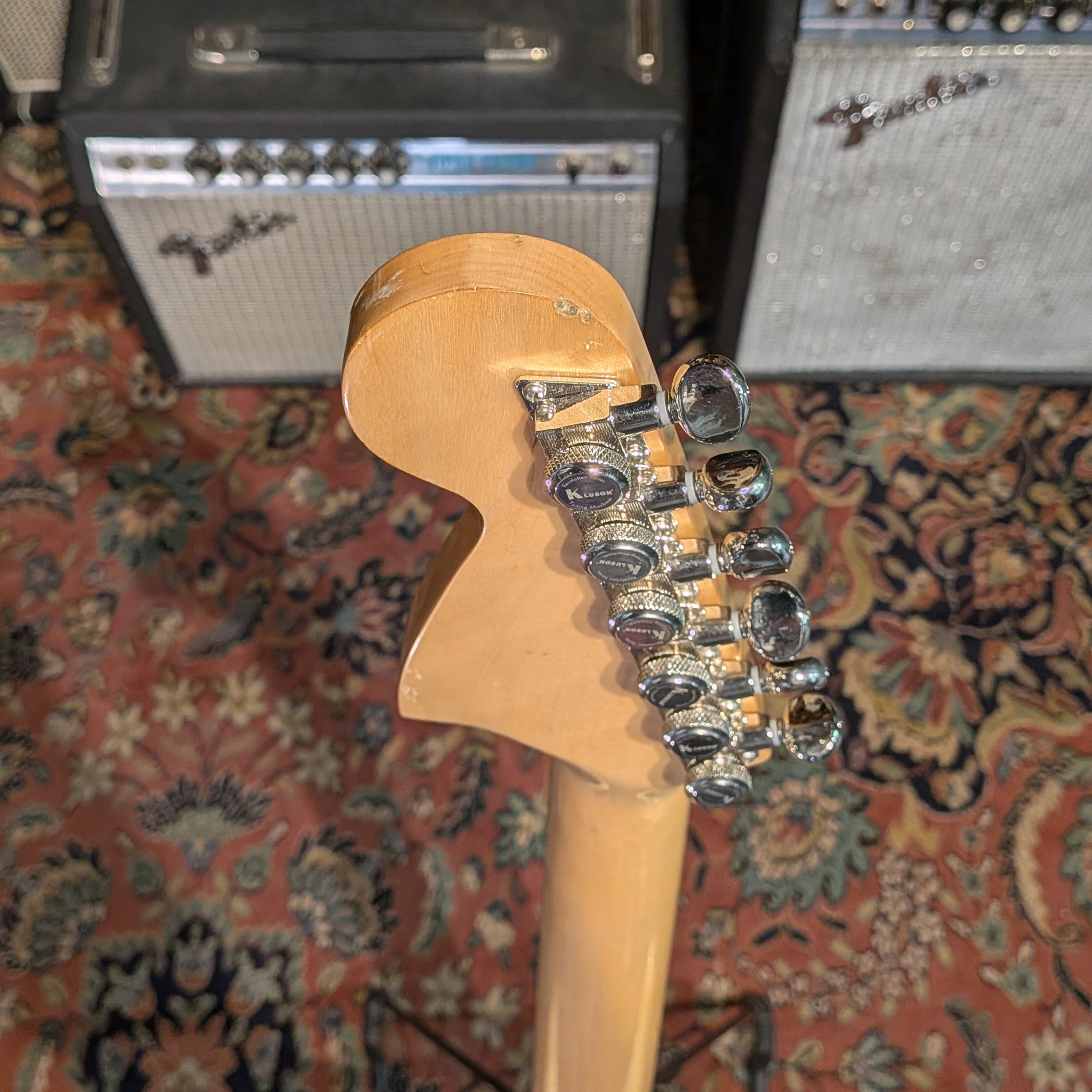 Fender Musicmaster with Rosewood Fretboard 1976 - Olympic White