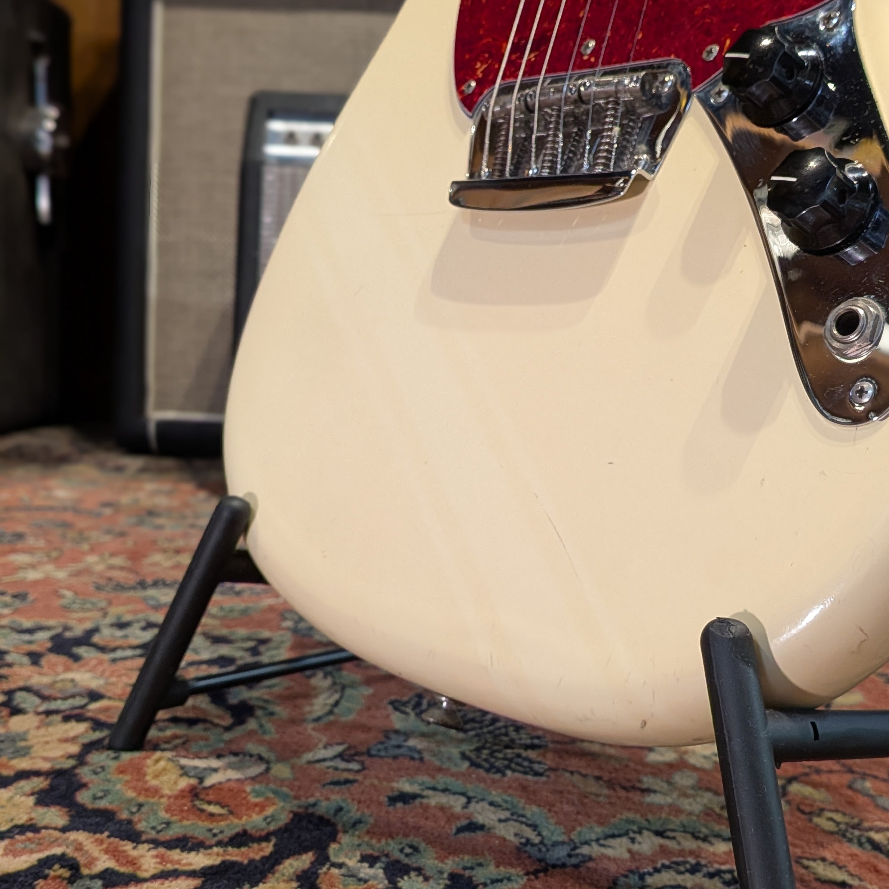 Fender Musicmaster with Rosewood Fretboard 1976 - Olympic White