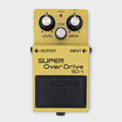 Boss SD-1 Super OverDrive (Silver Label) - Yellow