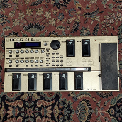 Boss GT-6 Multi-Effect Unit - Gold
