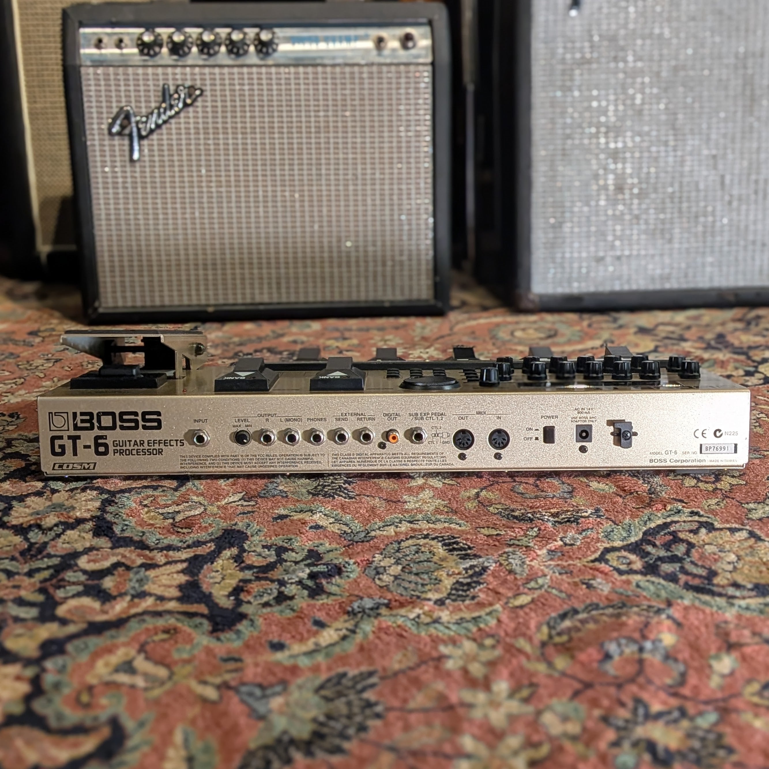 Boss GT-6 Multi-Effect Unit - Gold