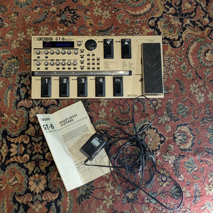 Boss GT-6 Multi-Effect Unit - Gold