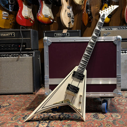 Jackson Pro Series RRT-3 Rhoads 2024 - Ivory with Black Pinstripes