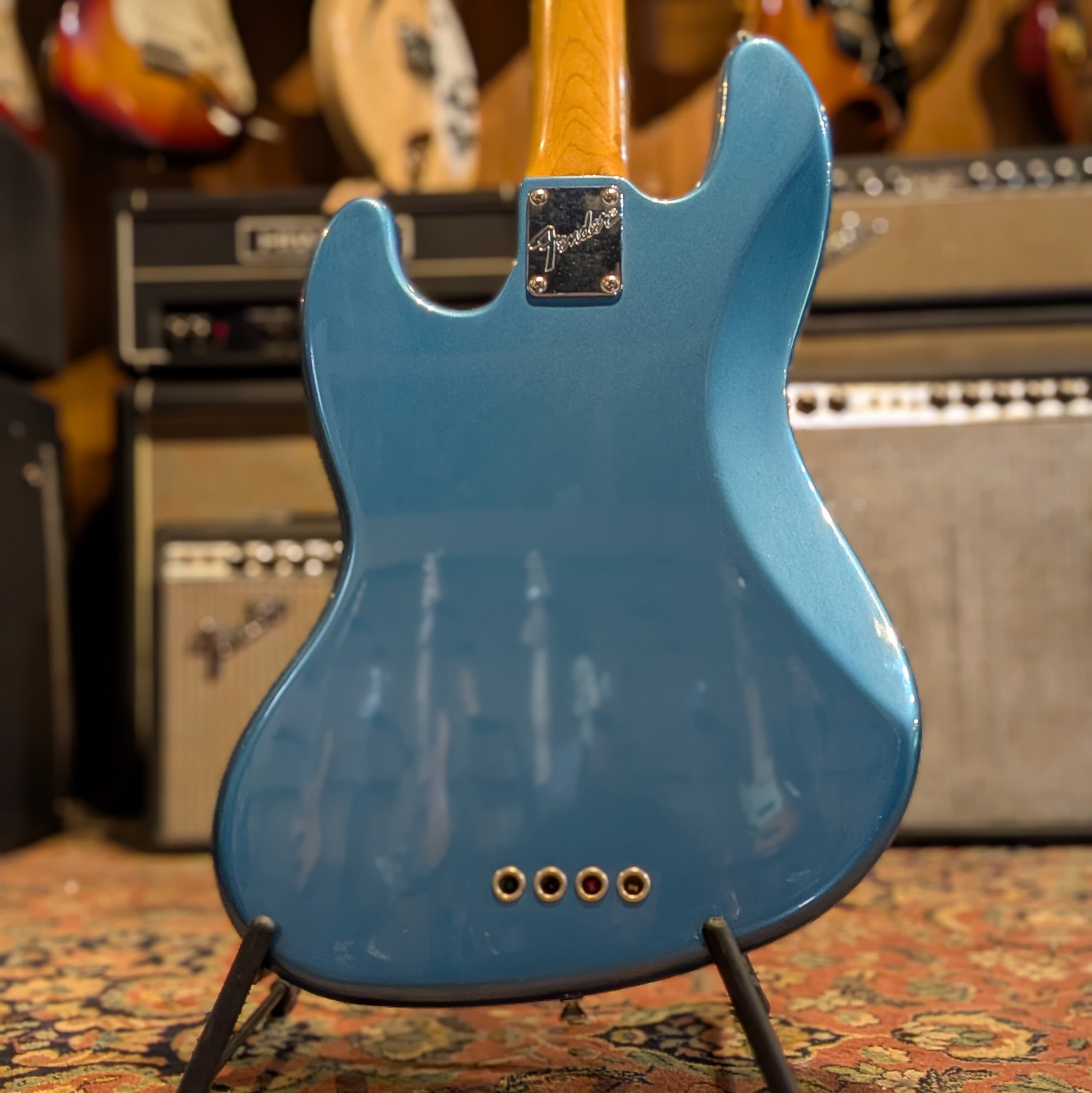 Fender American Standard Jazz Bass with Maple Fretboard 1997 - Lake Placid Blue