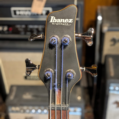Ibanez EDB550-BKF Ergodyne Bass unfretted - Black Flat