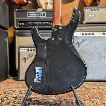 Ibanez EDB550-BKF Ergodyne Bass unfretted - Black Flat