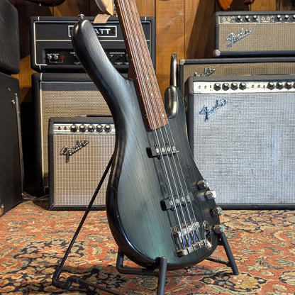 Ibanez EDB550-BKF Ergodyne Bass unfretted - Black Flat