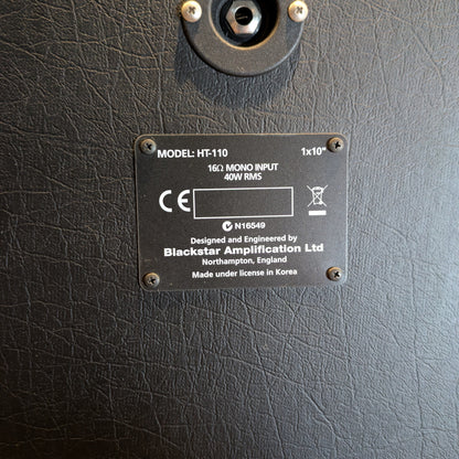 Blackstar HT-1RH 1-Watt Guitar Amp Head + Blackstar HT-110 Cabinet