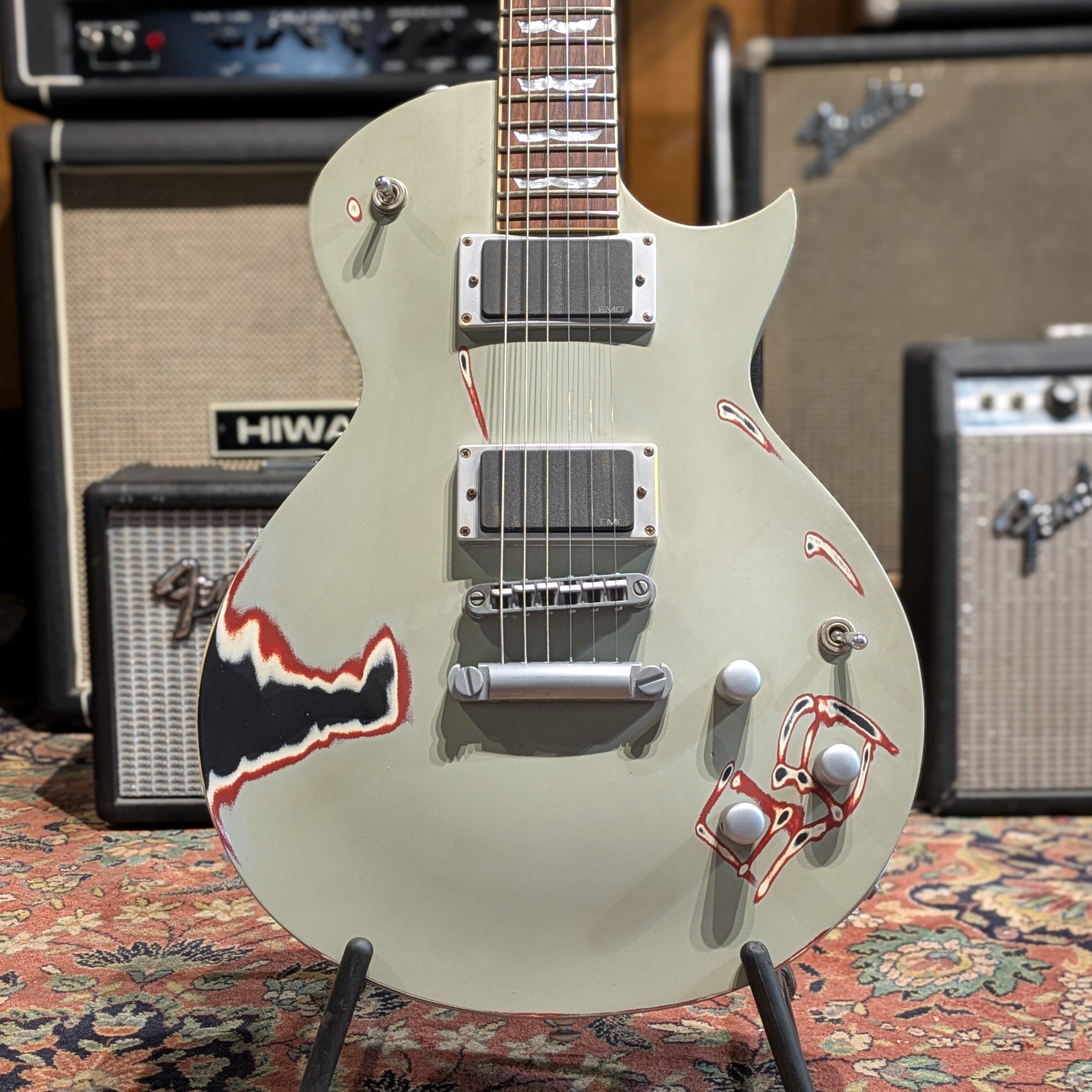 ESP LTD Truckster James Hetfield Signature 2005 - 2009 - Aged Primer Gray