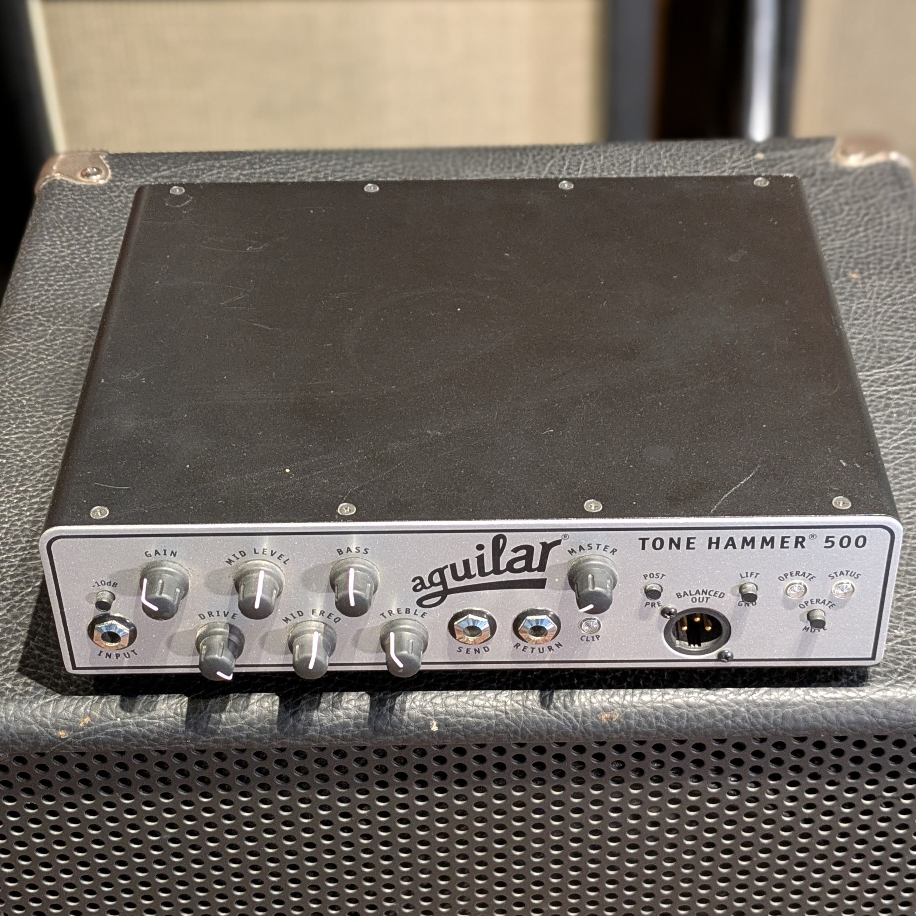 Aguilar Tone Hammer 500 Super Light 500-Watt Bass Amp Head - Aluminum