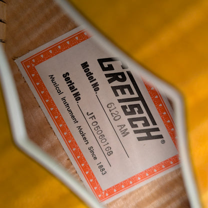 Gretsch G6120AM Nashville 2005 - Tiger Maple Amber Stain