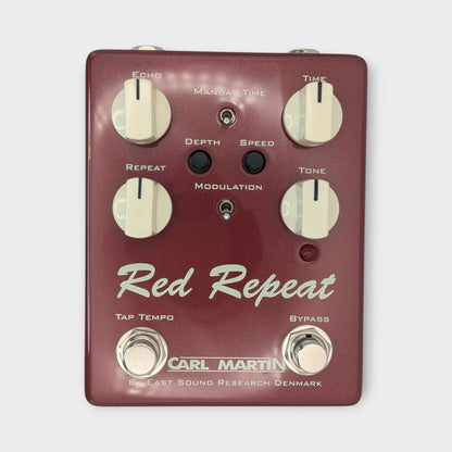 Carl Martin Red Repeat V3 Delay with Tap Tempo 2010s - Red