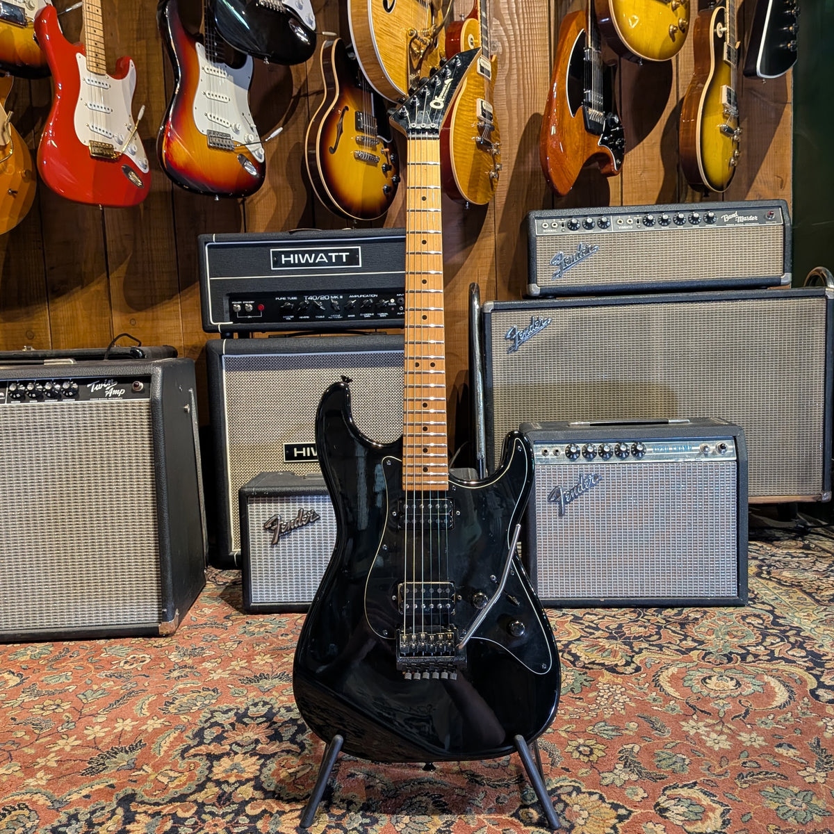 Charvel Model 3M - HH - Maple - Japan 1986-1988 - Black