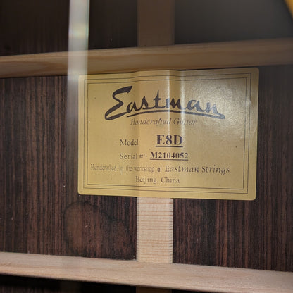 Eastman E8D Dreadnought 2021- Natural