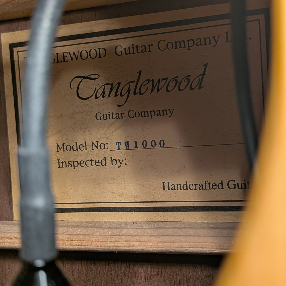 Tanglewood TW1000 - Natural
