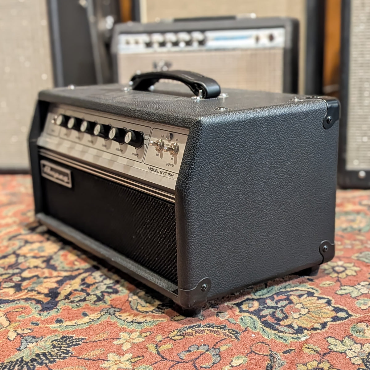 Ampeg Model GVT15H 15-Watt Tube Guitar Amp Head - Black