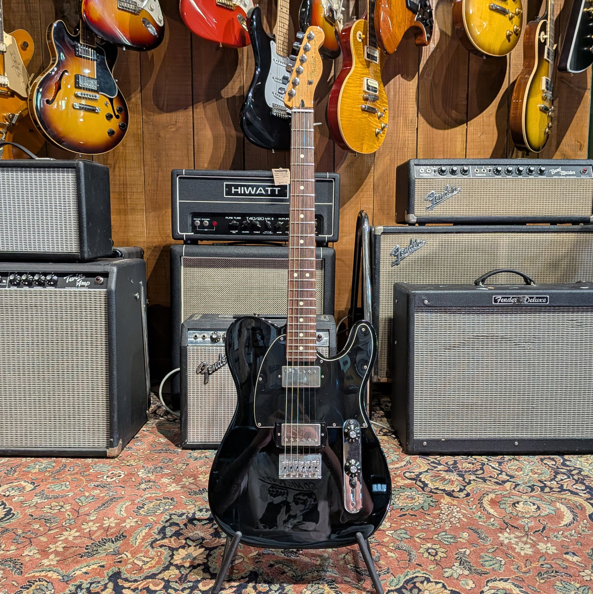 Fender Blacktop Telecaster HH with Rosewood Fretboard 2014 - Black
