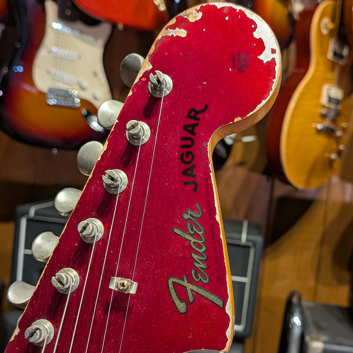Fender Jaguar 1965 - Candy Apple Red with Matching Headstock