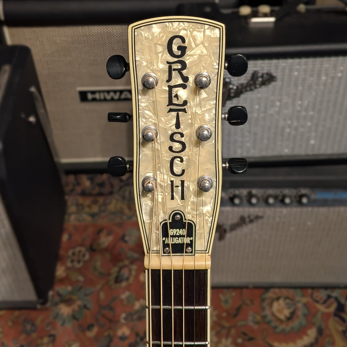 Gretsch G9240 Alligator Round-Neck Mahogany Body Biscuit Cone Resonator Guitar 2010s - 2-Color Sunburst