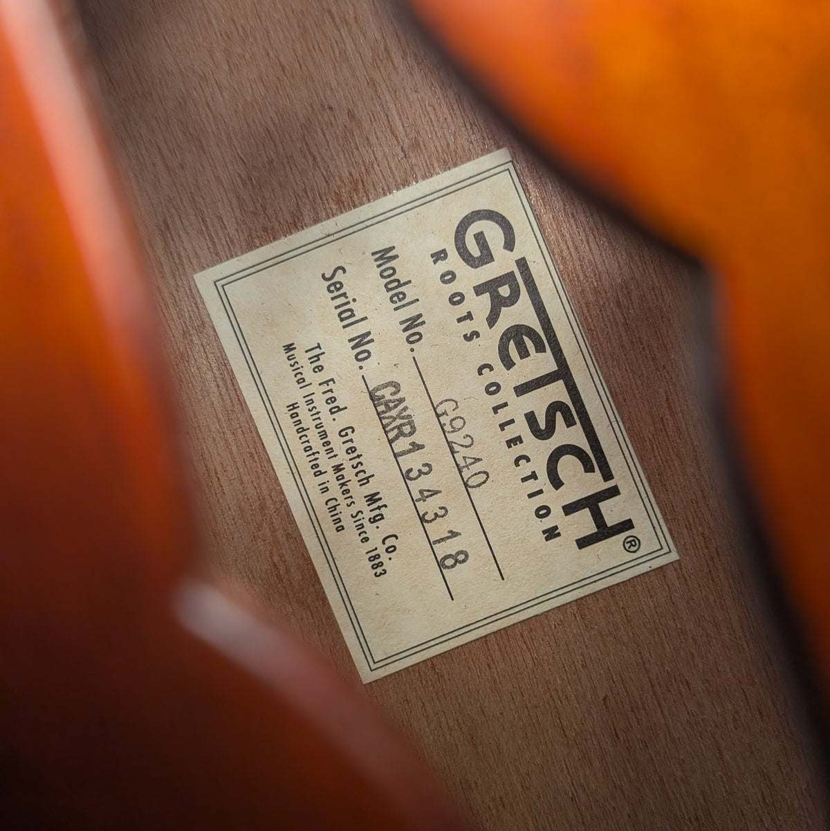Gretsch G9240 Alligator Round-Neck Mahogany Body Biscuit Cone Resonator Guitar 2010s - 2-Color Sunburst