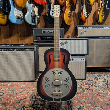 Gretsch G9240 Alligator Round-Neck Mahogany Body Biscuit Cone Resonator Guitar 2010s - 2-Color Sunburst