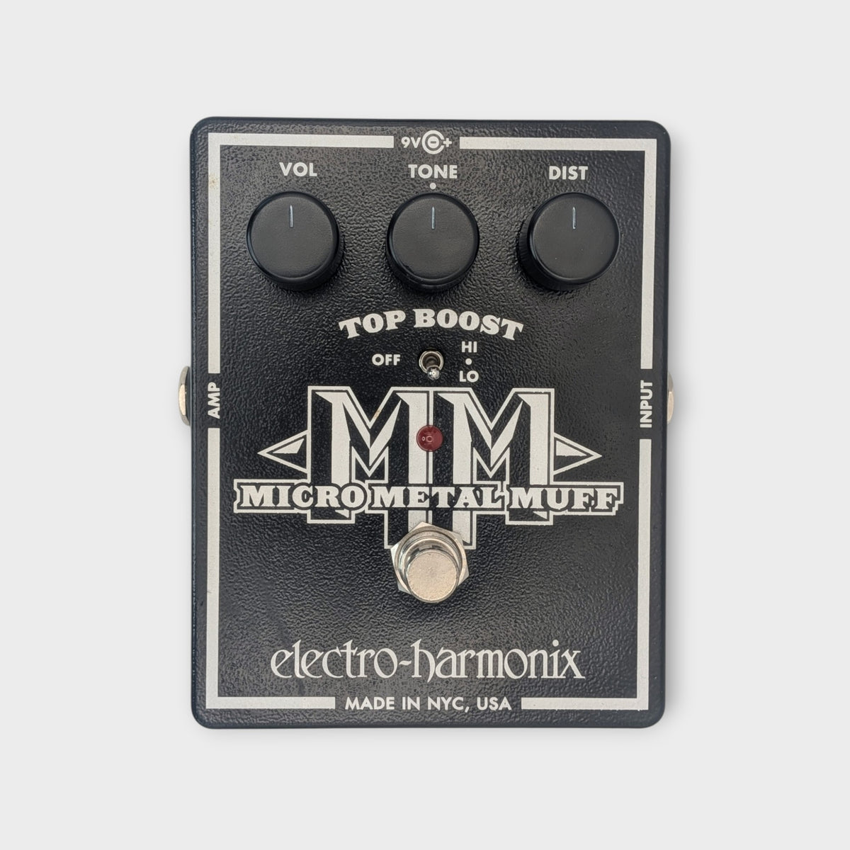 Electro-Harmonix Micro Metal Muff Distortion with Top Boost - Black
