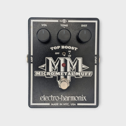 Electro-Harmonix Micro Metal Muff Distortion with Top Boost - Black