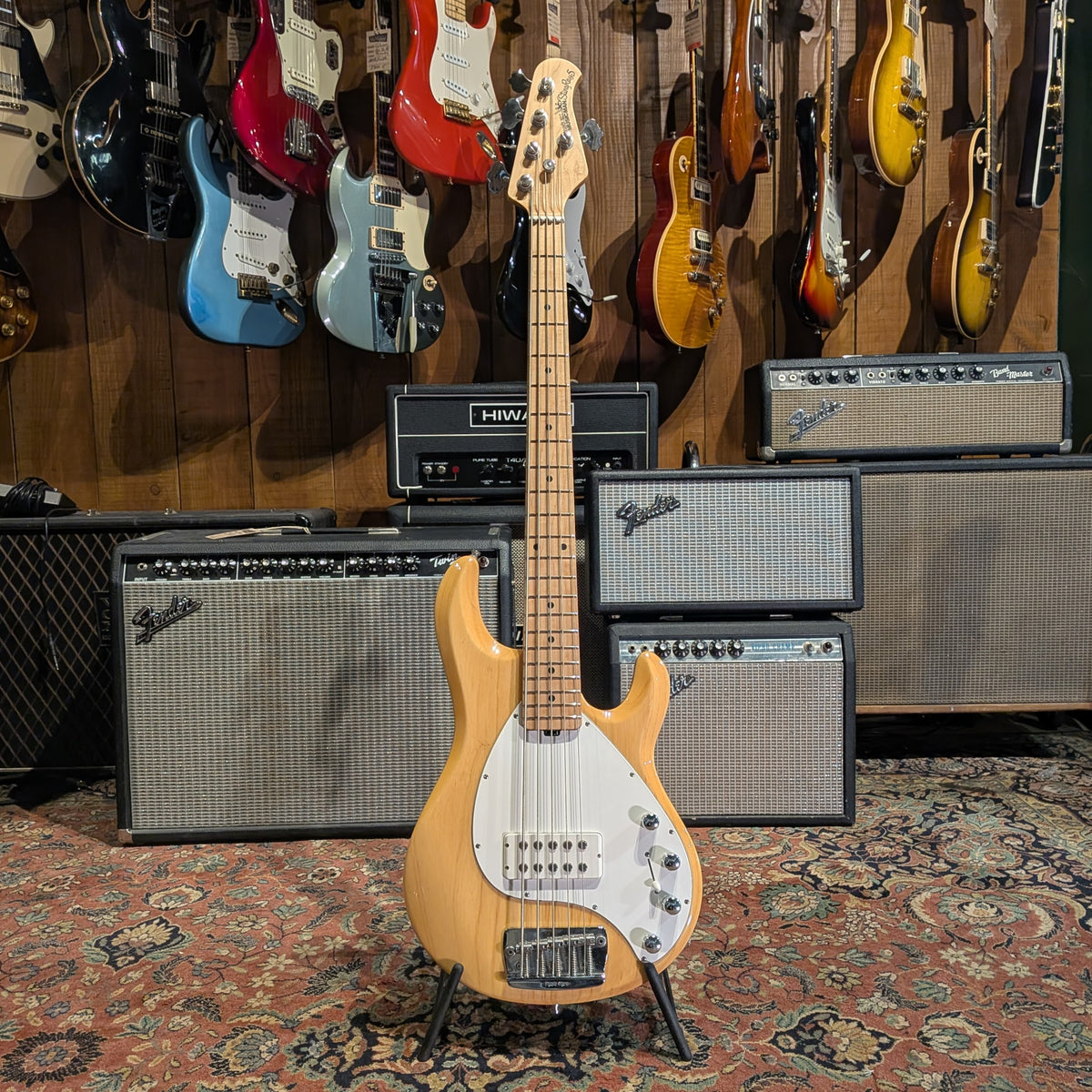 Ernie Ball Music Man StingRay 5 H with Maple Fretboard 2006 - Natural Gloss