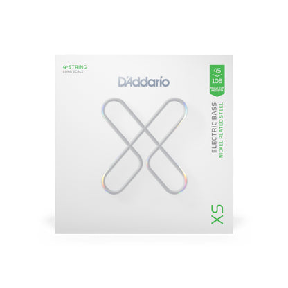 D'Addario Cordes avec revêtement pour basse, Long Scale, 45-105 aiguës Light/graves Medium
