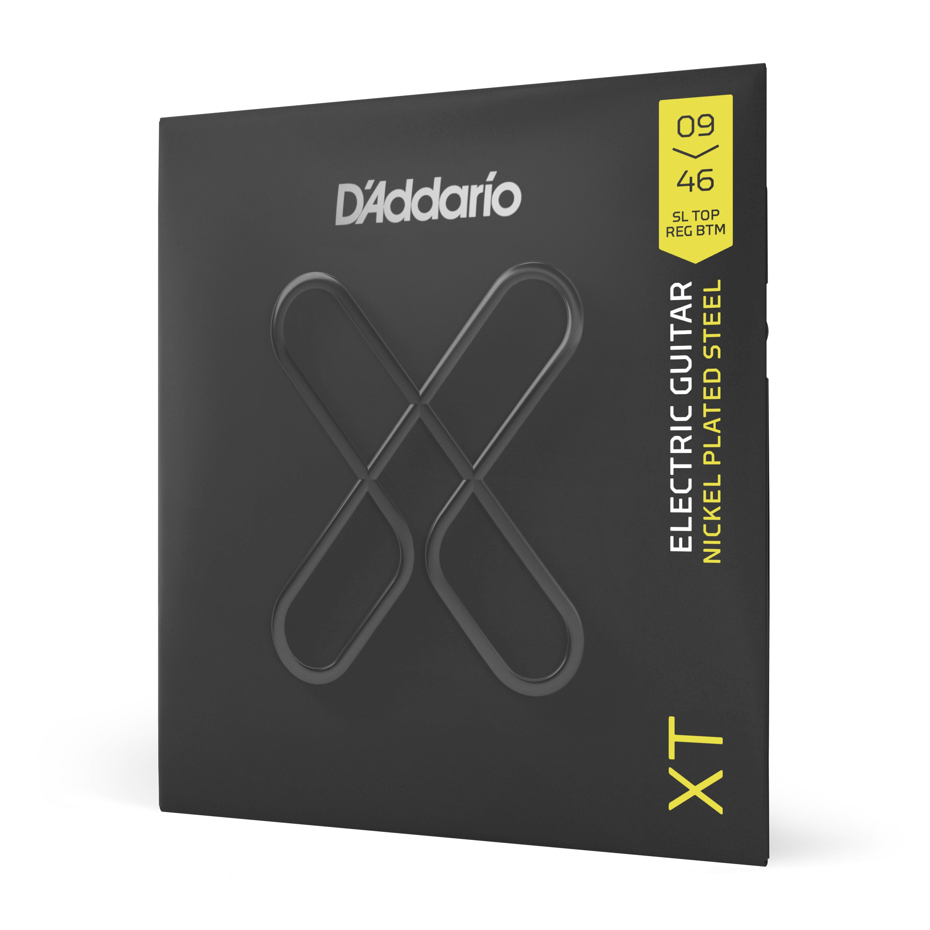 D'Addario XT Electric Nickel Plated Steel, Super Light Top/Regular Bottom, 09-46